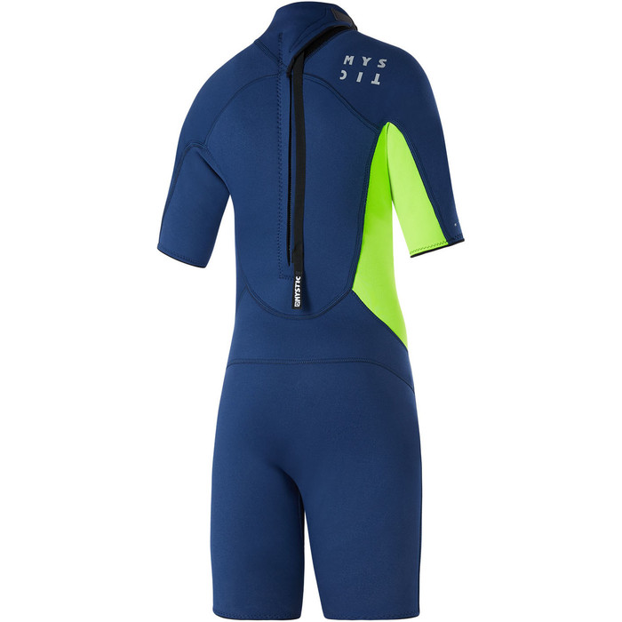 2024 Mystic Junior Star 3/2mm Back Zip Shorty Wetsuit 35000.220042 - Night Blue